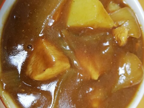 トマトジュースでカレー